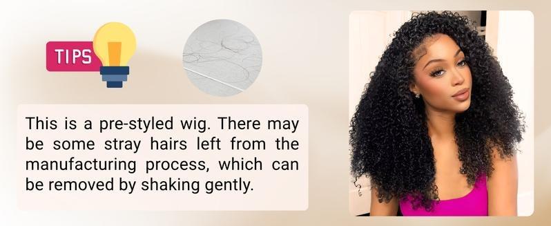 [Free Upgraded 7x6 Lace] MENGLLE 4C Baby Hair Kinky Curly 7x6 Pre Cut Lace Front Wig Wear and Go Glueless 200%/250% Density Human Hair Wigs Beginner Friendly#springfresh#GiftedInLove