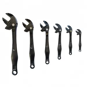 New crab claw adjustable wrench, multifunctional fast adaptive ratchet wrench, industrial grade large opening wrench, home repair, car repair tools