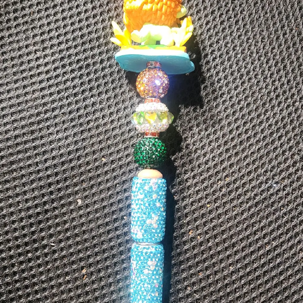 Fancy bling pen with character Fancy bling pen with character