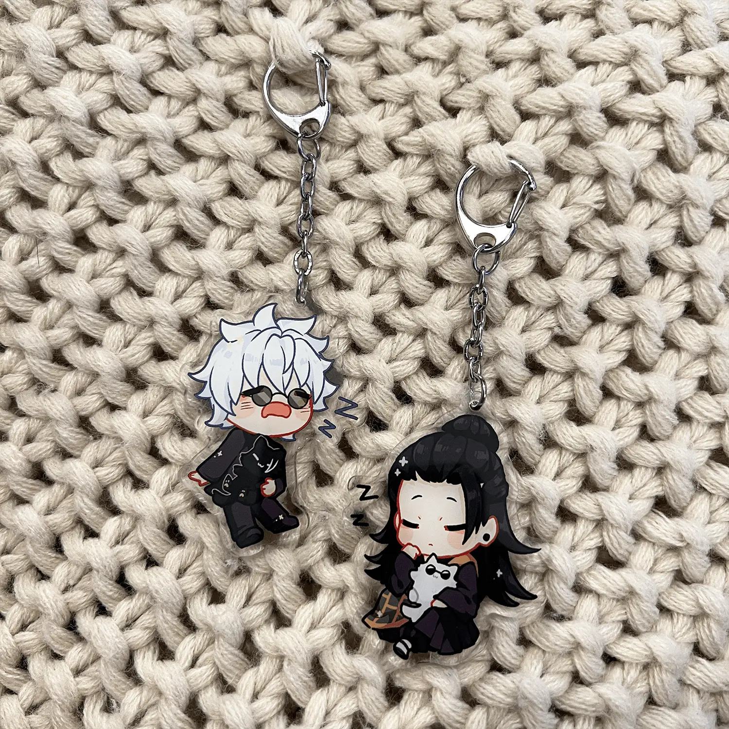 CURSED BESTIES ACRYLIC KEYCHAIN BUNDLE