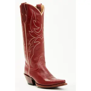 Dallas Alice Red Tall Western Boots - Snip Toe