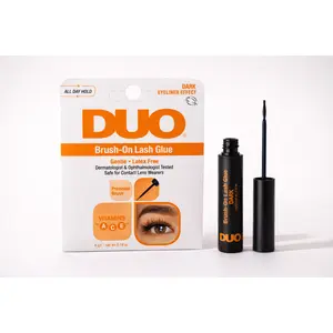 Brush-On Lash Glue with Dark Eyeliner Effect