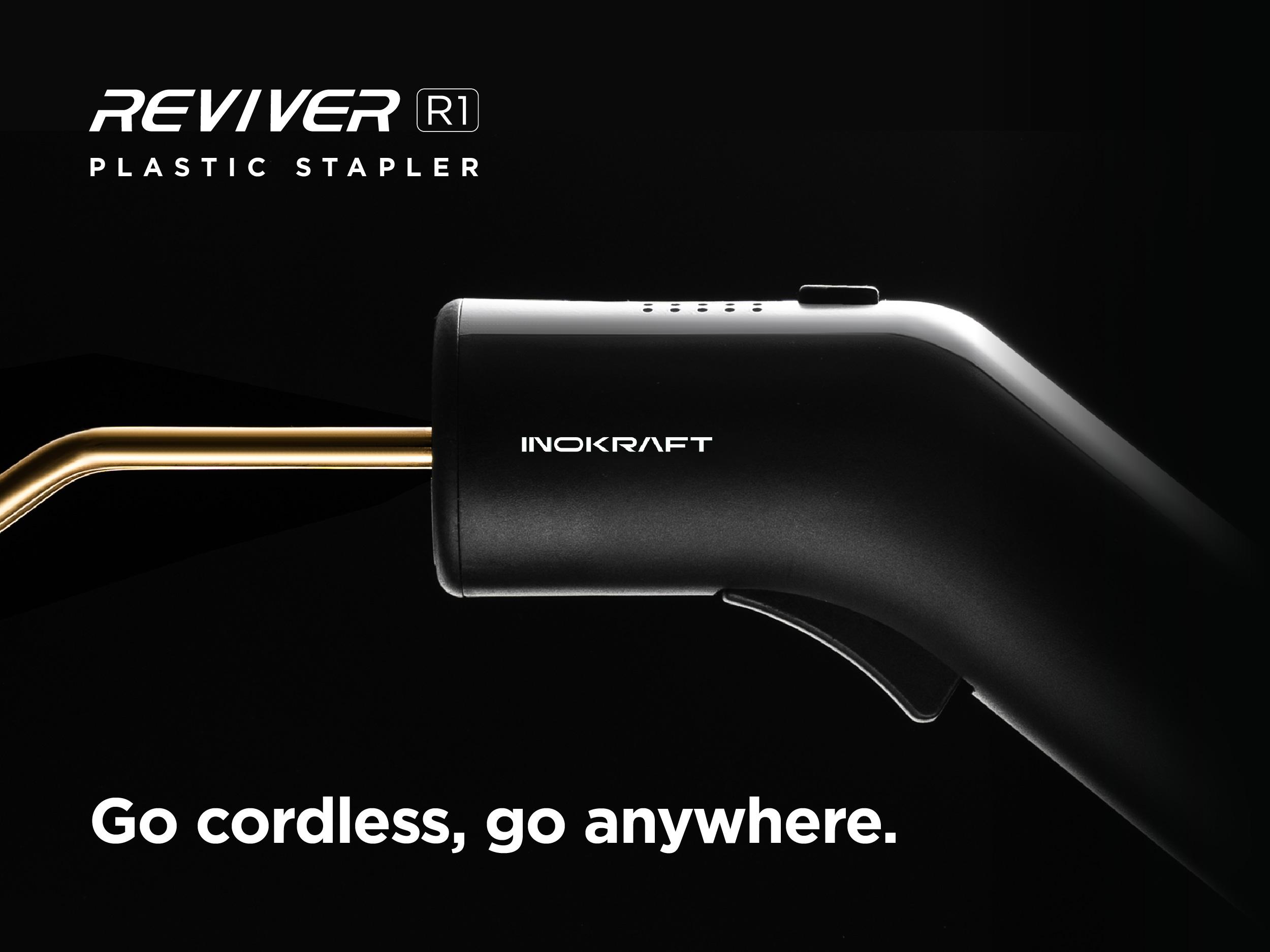 INOKRAFT Plastic Welder, Plastic Welding Kit, Plastic Stapler