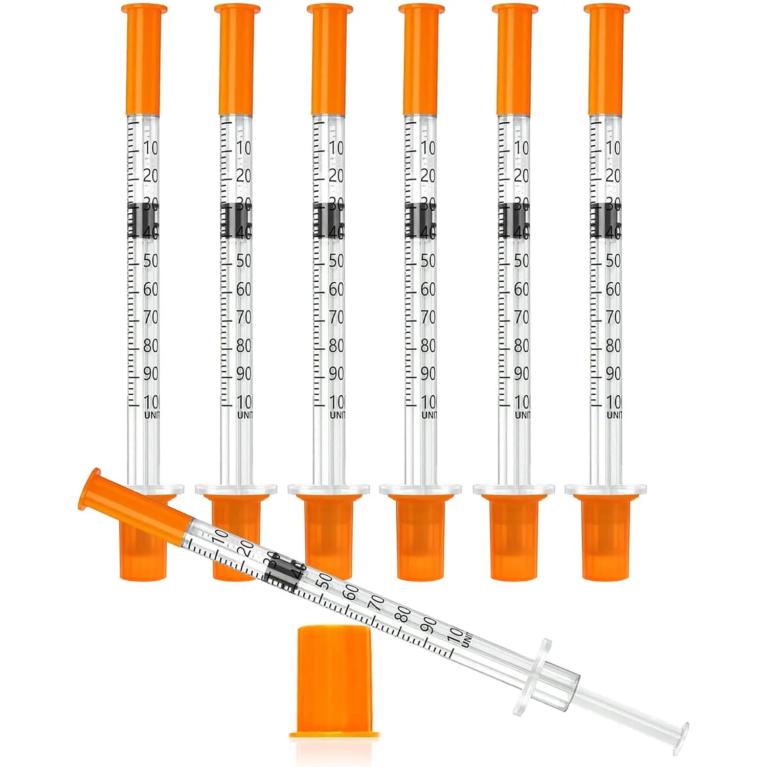 1mL/cc 31G 5/16-Inch 8mm Lab Syringe, Individually Wrapped, Scientific Use, Pack of 30