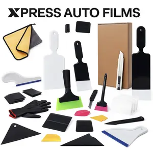 Vinyl Wrapping Film Installation Tool Window Tint Kit for Car Tinting Windshield Back Window Squeegee Bulldozer Scrubber Paddle