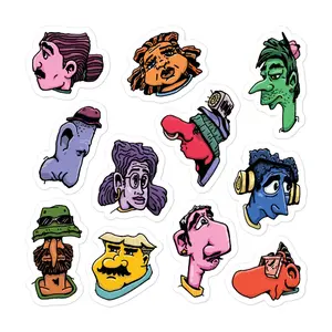 Faces Sticker Sheet