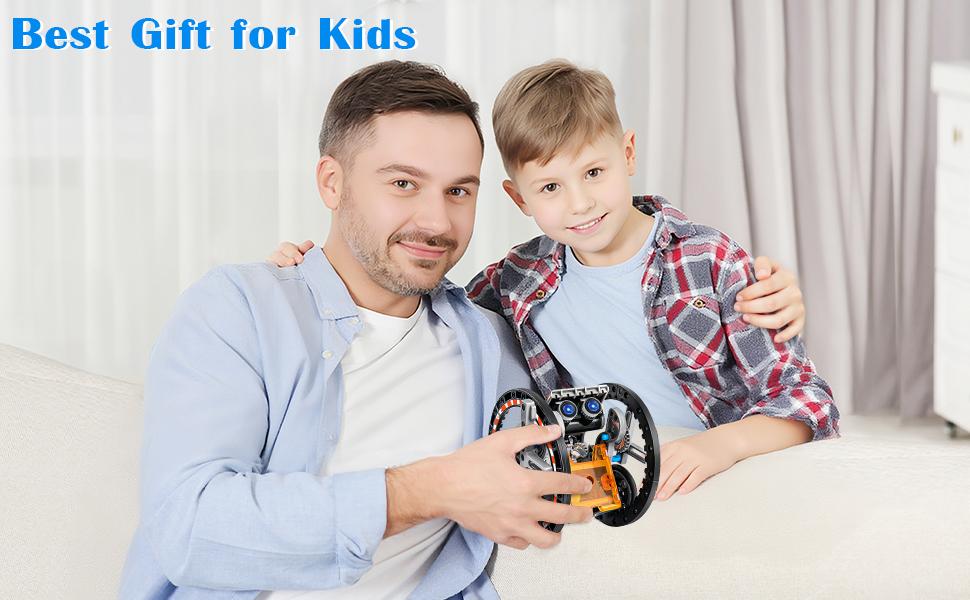 13-in-1 Solar Robot Building Kit for Kids, Stem Projects for Kids Age 8-12, Educational STEM Science Toy, DIY Solar Power Building Kit, Robotic Set Toys Gift for Boys Girls 8-12 Years Old,Children's Day gifts, birthday gifts, Easter gift