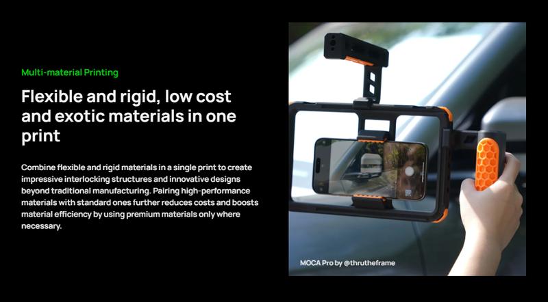 Bambu Lab H2D 3D Printer, Dual-nozzle Multi-material 3D Printing, Optional 10W/40W Laser and Cutting Module, 350*320*325 mm³ Print Volume, 5μm Resolution Optical Motion Calibration, Closed-loop Servo Extruder, 350°C Nozzle & 65°C Active Chamber Heating Bambu Lab H2D 3D Printer, Dual-nozzle Multi-material 3D Printing, Optional 10W/40W Laser and Cutting Module, 350*320*325 mm³ Print Volume, 5μm Resolution Optical Motion Calibration, Closed-loop Servo Extruder, 350°C Nozzle & 65°C Active Chamber Heating