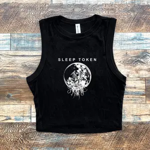 Take Me Back To Eden Crop Tank Top, Sleep Token Band Crop Tank, Y2k Crop Tank Top, Gift For Her