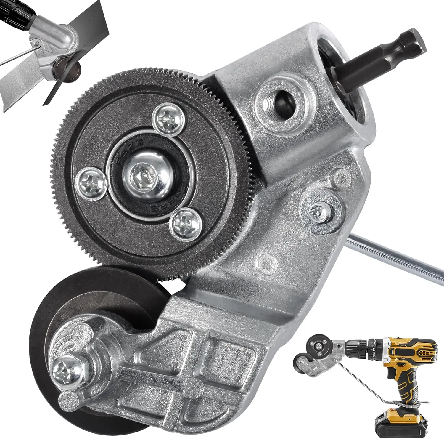 GJANSH Electric Drill Plate Cutter - Versatile Metal Shears Attachment for Effortless Cutting of Various Metals - High Precision, High Efficiency, Where Professionalism Meets Innovation