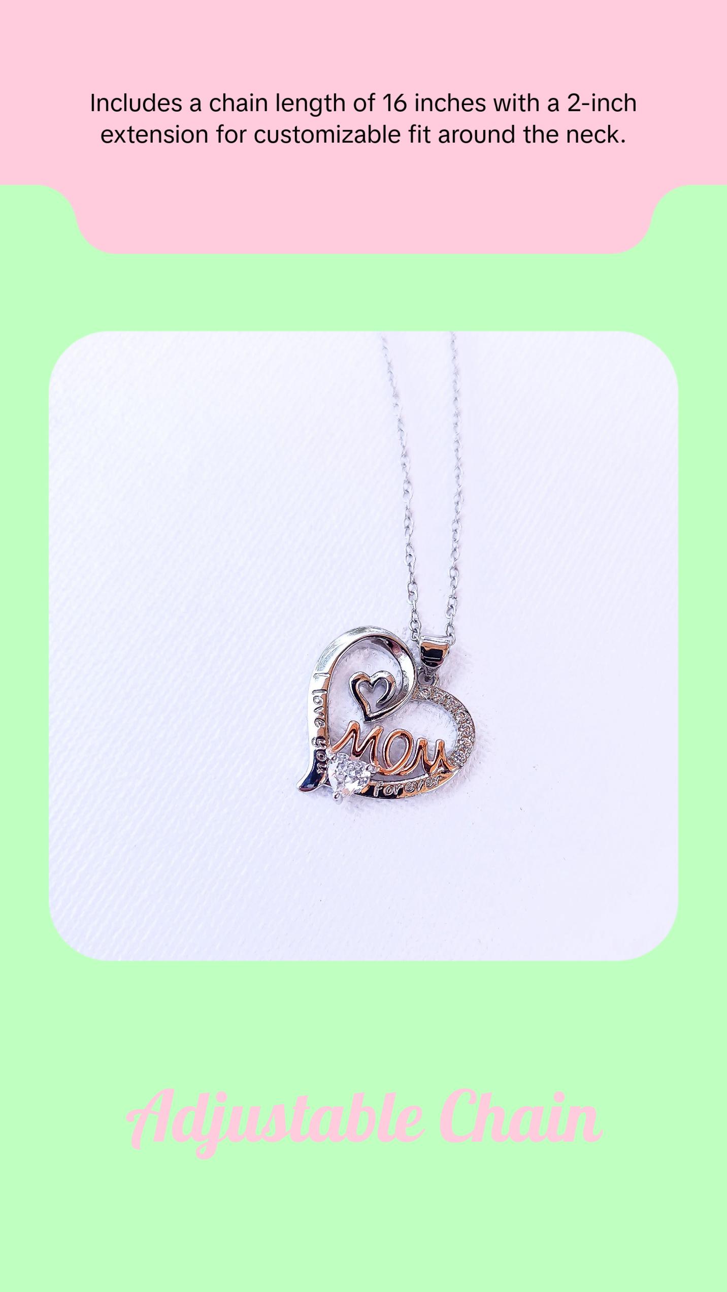 Heart Mom Necklace