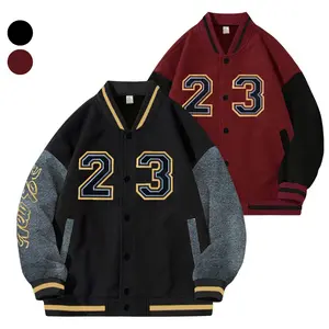 American Vintage Baseball Jacket with Color-Block Design — Trendy, Casual, and Versatile