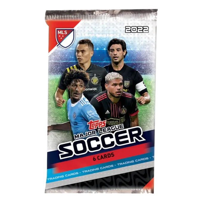 2022 Topps MLS Soccer Blaster Sports Card Box, 6-Card Collectible, Trading Card Pack, Base Set Collectibles