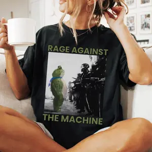 Portland Frog Protest Shirt, Anti ICE Activist Shirt, Rage Against the Machine T-shirt, Gift for Him, Gift for Her