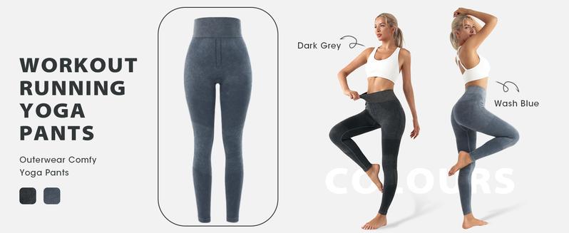 Danedvi Womens Ribbed Seamless Leggings High Waisted Tummy Control Workout Full Length Yoga Pants Grey Textured Fabric Squat Proof All Seasons Danedvi Womens Ribbed Seamless Leggings High Waisted Tummy Control Workout Full Length Yoga Pants Grey Textured Fabric Squat Proof All Seasons
