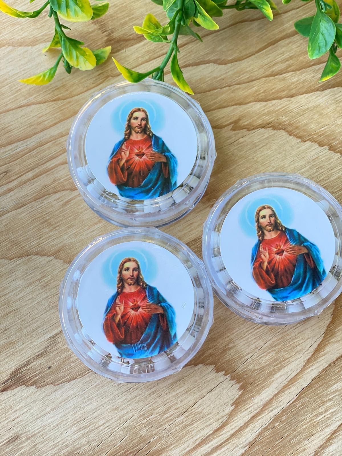 Recuerdos Para Bautizo, Baptism Favors corazón de Jesús rosarios Unisex Gift