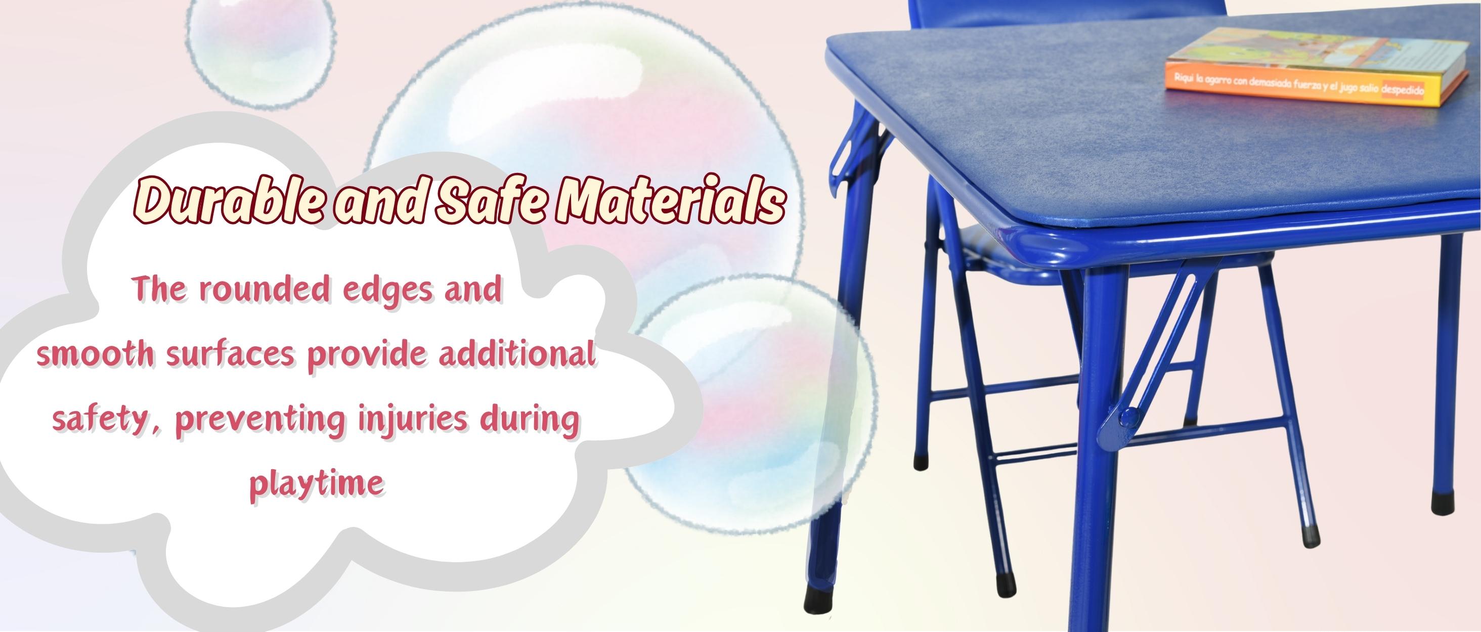 【Deals For You Days】Homy Casa Kids 5-Piece Folding Activity Table and Chair Set - Lightweight, Multi-Color, Perfect for Playrooms& Home Use Furniture Storage