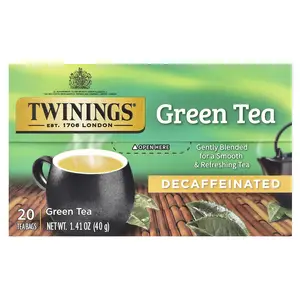 Twinings Green Tea, Decaffeinated, 20 Tea Bags, 1.41 oz (40 g)