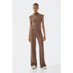 H&M Straight-leg jersey trousers