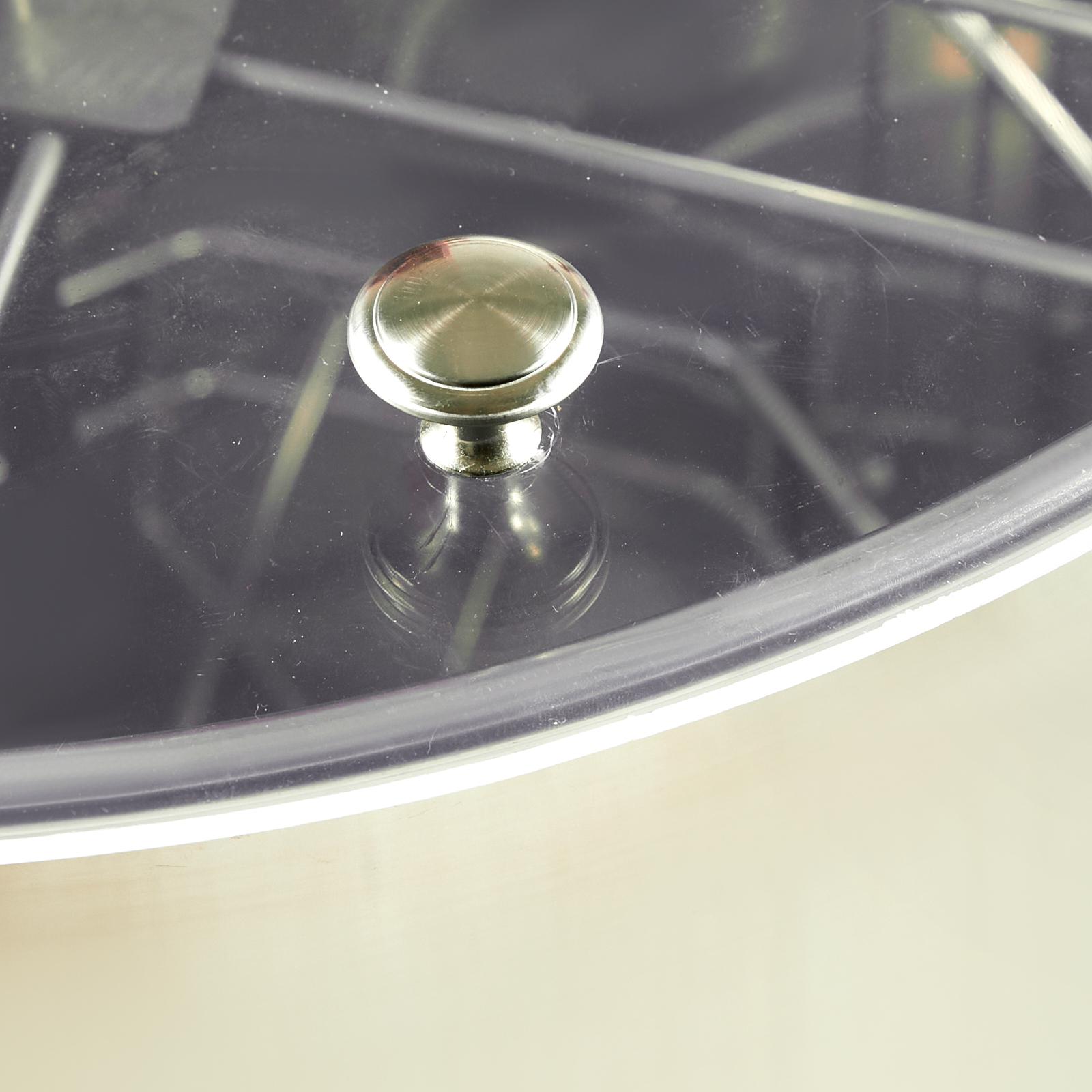 VEVOR Manual Honey Extractor, TikTokShopBlackFriday, 3 Frames Honey Spinner Extractor, Stainless Steel Beekeeping Extraction, Honeycomb Drum Spinner with Lid, Apiary Centrifuge Equipment with Height Adjustable Stand