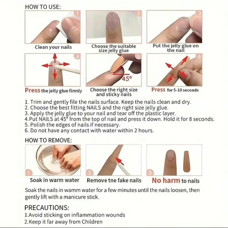 10 Pcs Almond 3D Nails, Flower Shell French Style, Reusable Press On Nails, Beach Nails