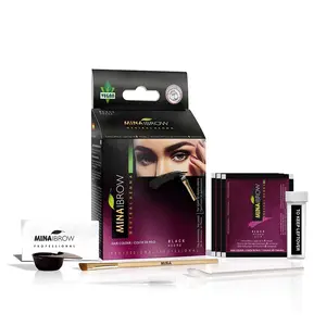 Mina Ibrow Henna Regular Brow Tint Kit - Black