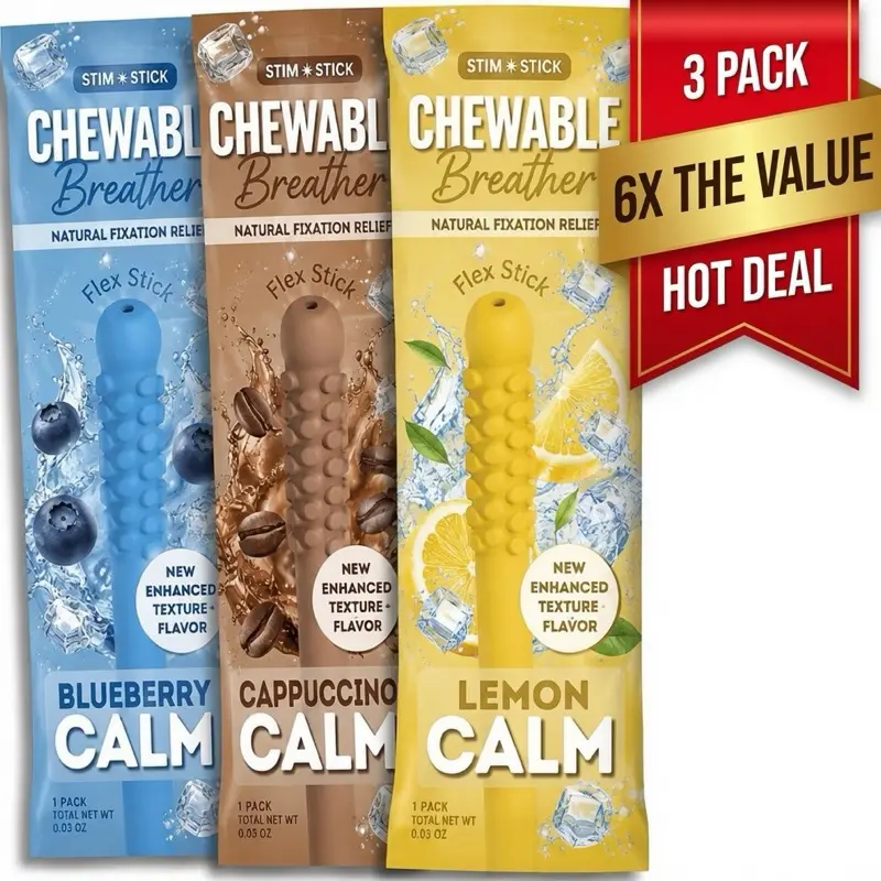 Classic Pack Stim Straw Natures Herbalist Aromatherapy Holder Straws 3 Pack