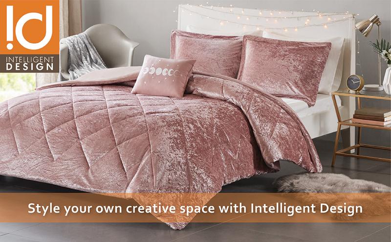 Elowen Duvet Cover Set, Velvet Duvet Set, Luxury Diamond Quilting Teal Duvet Cover, Fluffy Duvet Cover with Decorative Pillow and 2 Shams, 4 Pieces, Full/Queen, King/Cal King