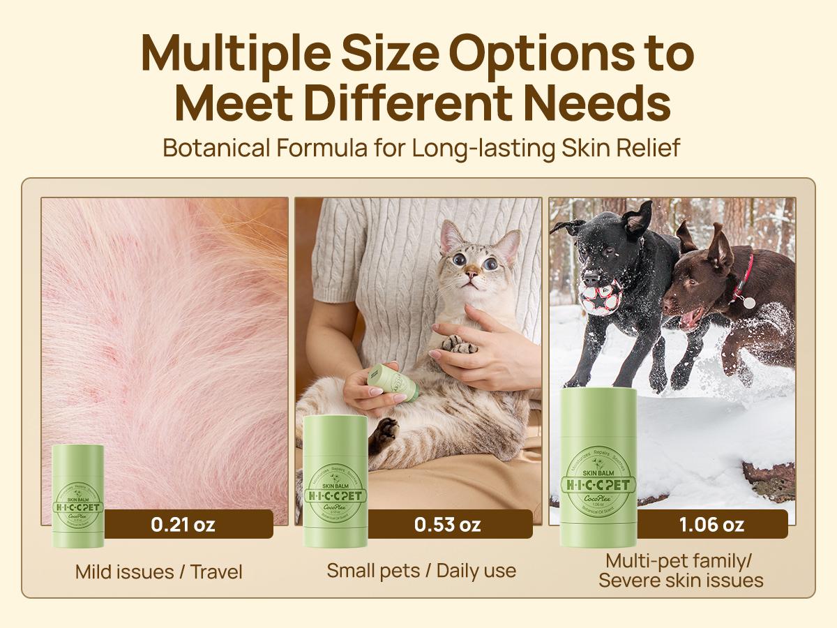 【SpringGlowUp】HICC PET Skin Balm for Dogs & Cats - Soothes Itching & Irritation, Prevents Infection, All-Natural Moisturizer for Dry Itchy Skin, Lick-Safe Allergy & Hot Spot Treatment, Calming & Protective 【SpringGlowUp】HICC PET Skin Balm for Dogs & Cats - Soothes Itching & Irritation, Prevents Infection, All-Natural Moisturizer for Dry Itchy Skin, Lick-Safe Allergy & Hot Spot Treatment, Calming & Protective