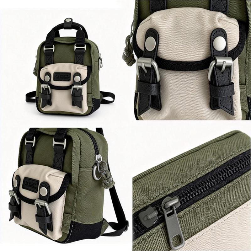 Doughnut Macaroon Tiny Organic Cotton series 1L Women Casual Crossbody Cell Phone Bag Purse Handbag