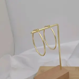 Argollas 209 gold plated