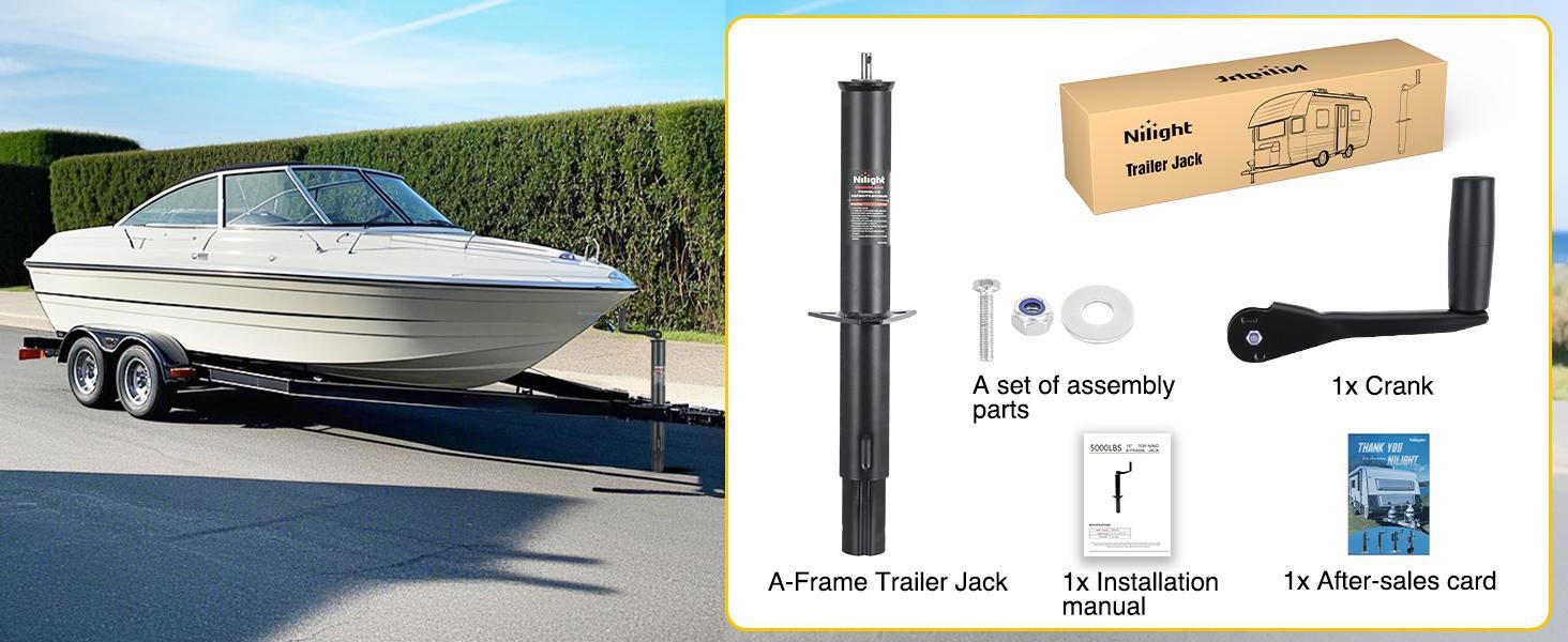 Nilight A-Frame Trailer Jack 5000 lbs Capacity 15" Vertical Travel Heavy Duty Trailers Tongue Jack with Top Wind Handle Alloy Steel Utility Trailer RV Jack Stand for Trailers RV Boat Camper Matt Black dealsforyoudays Nilight A-Frame Trailer Jack 5000 lbs Capacity 15" Vertical Travel Heavy Duty Trailers Tongue Jack with Top Wind Handle Alloy Steel Utility Trailer RV Jack Stand for Trailers RV Boat Camper Matt Black dealsforyoudays