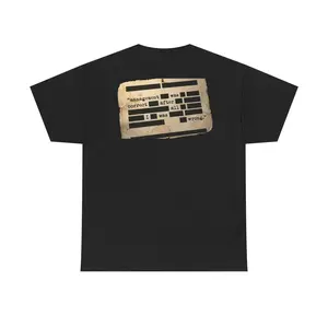 Graphic Tee — Distressed Ransom Note Design ("Assignment Was Correct After All")