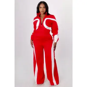 Off Track Wide Leg Jumpsuit