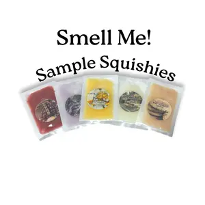 Sample Squishies, Wax Squishies, Squeezable Soy Wax Melts, Smell Me Sample Sized Wax Squishies