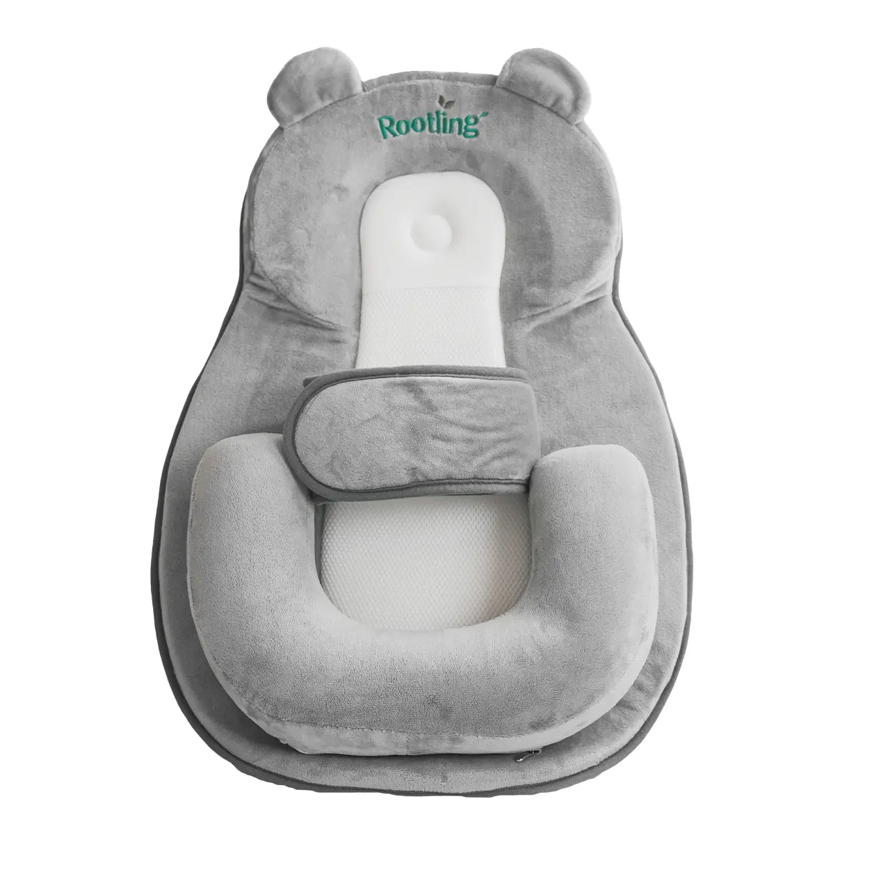 Rootling 2-in-1 Baby Nursing Pillow  -  Detachable Wedge，Adjustable Footrest, Breathable Mesh,, Nursing Support, 23.6In, Feeding, Baby Items, Newborn Baby Stuff, Mom Stuff