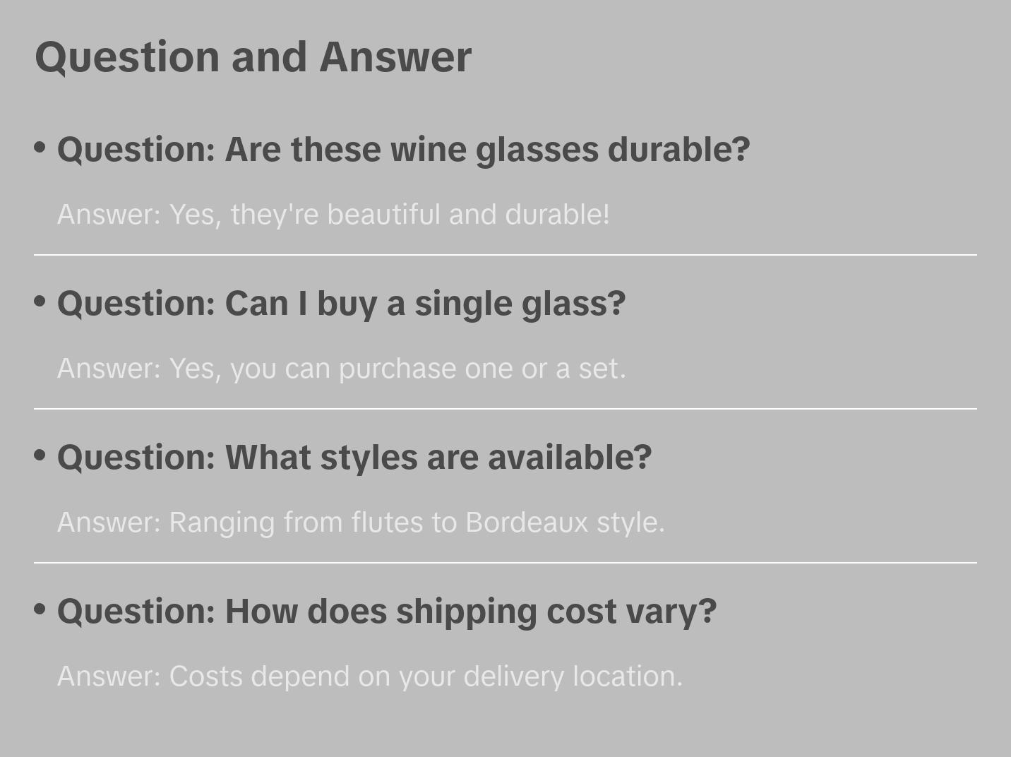 High-End Wine Glass - Ranging from Flutes to Bordeaux Style