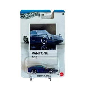 Hot Wheels Silver Series Pantone 533 Nissan Fairlady Z 1:64 Diecast Car Collectible Model Mattel