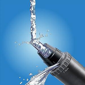 Panasonic ER-GN30 Nose Hair and Ear Hair Trimmer with Dual-Edge Blade Design, Vortex Cleaning System and Comfortable Grip Noise Hair Clipper