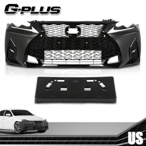 Front Bumper Fit For 2014-2016 Lexus IS IS250 IS200t IS350 to 21 F-Sport Style