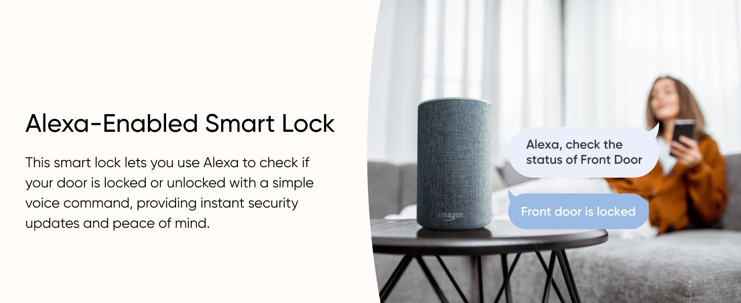 eufy Security Smart Lock C30, Keyless Entry, Built-in WiFi Deadbolt for Front Door, No Bridge Required, Easy Installation, App Remote Control, Auto Lock｜Spingtok