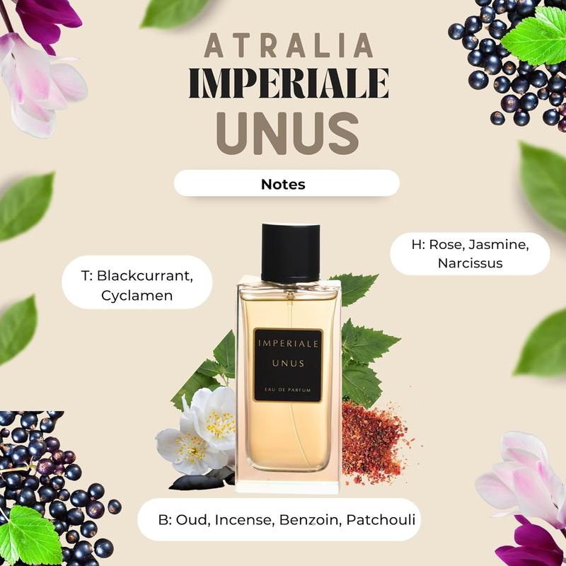 Atralia Imperial Unus Middle Eastern Cologne For Men & Women –  Arabian Oud Perfume For Men, Arabic Eua De Parfume Cologne Spray, Long Lasting.
