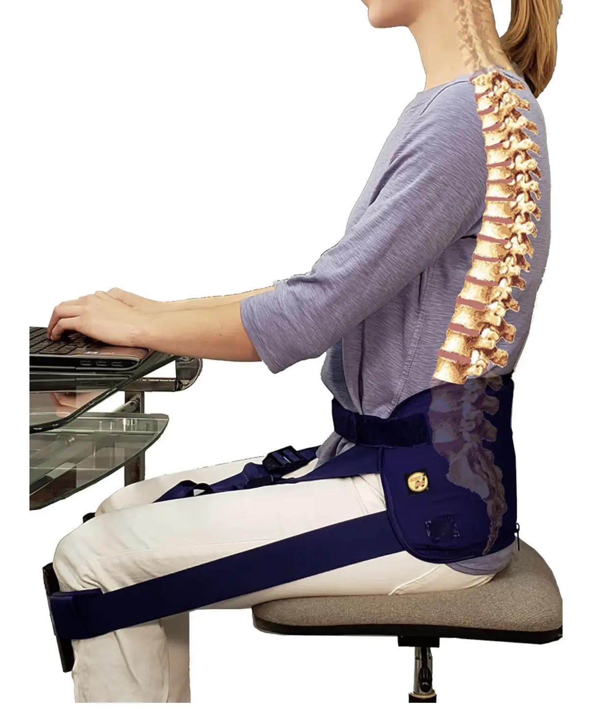 NADA Chair Back-Up Posture Support Sitting Chair