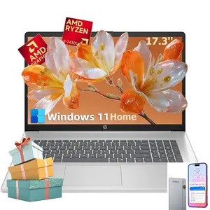 HP 17.3" Student&Business Laptop | Copilot AI | Ryzen 5 7430U | 32GB RAM | 512GB SSD | Win11 Home | Numeric Keyboard | Type-C | Bundle Accessory