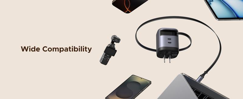 【LIVE ONLY】UGREEN 45W/65W/100W 3 in 1 Compact GaN Charger, Retractable USB C Fast Wall Charger with Foldable Plug, Compatable for iPhone 17/16 Series, Galaxy, Pixel, iPad-Cellphone Electronic portable charger,TikTokShopBlackFriday ,TikTokShopHolidayHaul