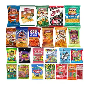 Chips and Candy Assorted Bundle- 4 Chips and 4 Candy Will Vary Multipack