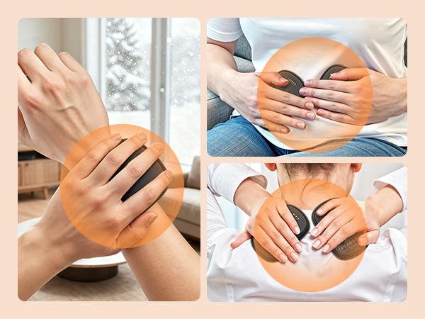 Aecooly Glow 01 Portable Magnetic Hand Warmer 10000mAh Rechargeable 2 Pack Magnetic combo 72 Heat Levels (104–140°F)  Fast Heating Gifts for Women & Men