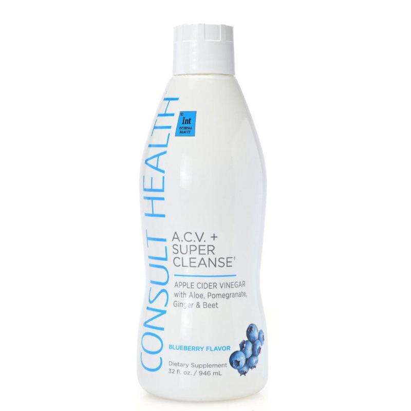 ACV + Super Cleanse, Apple Cider Vinegar Detox, 32oz – Supports Gut Health & Digestion Healthcare Dietary