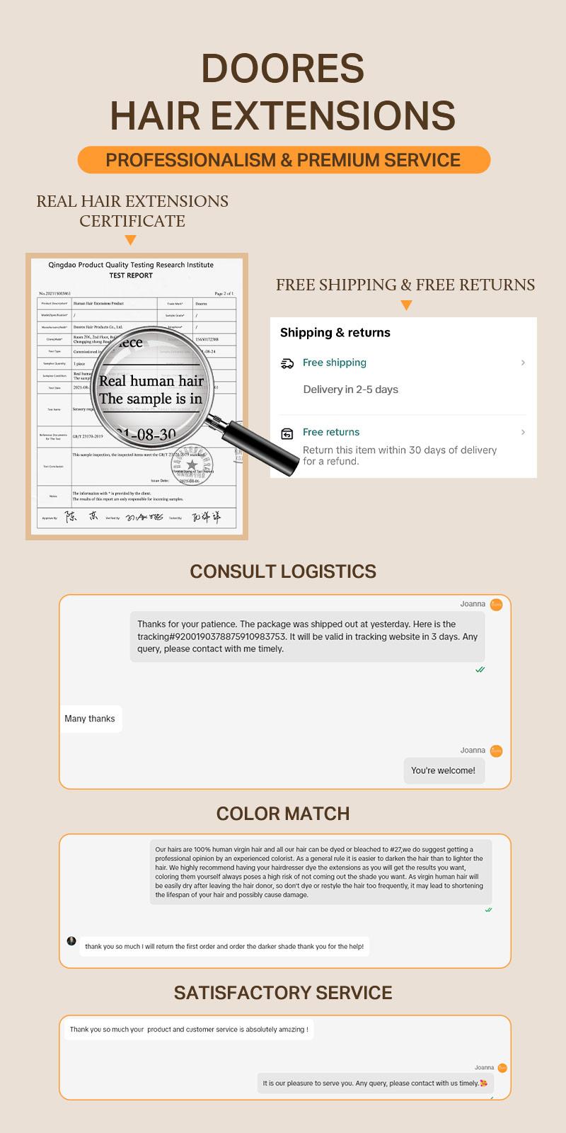 Doores Thread-Bound Hair Extensions