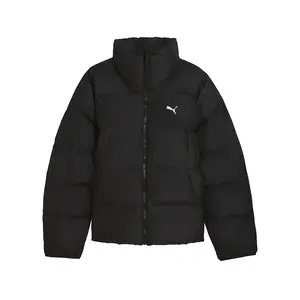 PUMA Mens Wardrobe Essentials Synthetic Puffer Jacket Athletic Outerwear Casual - Black